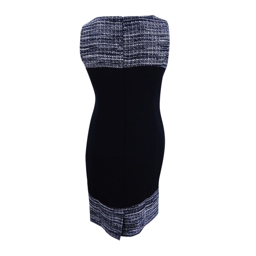 boucle sheath dress