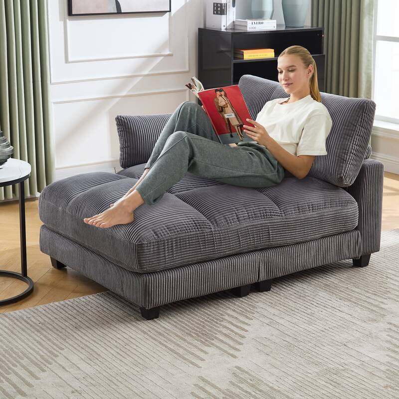 Sleeper Sofa Couch Bed,Oversized Chaise Lounge Chair Cozy Cloud Couch