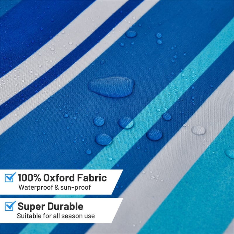 Large 8ft Beach Umbrella with Tilt and 16 Fiberglass Ribs for Beach or Patio Carry Bag Included