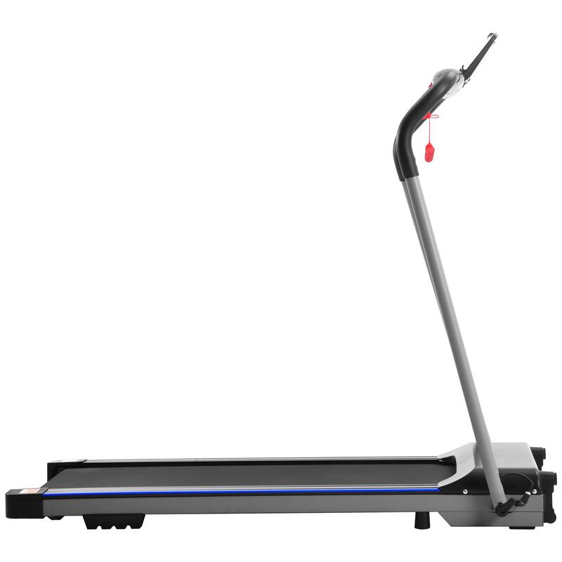 FYC Folding Portable Treadmill, No Installation Required, White and Pink