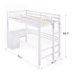 preview thumbnail 5 of 11, SogesSleep Twin Over Twin Loft Bed With Built-In-Desk