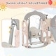 preview thumbnail 7 of 34, Toddler Slide,Swing Set 8 in 1,Kids Playground Climber Slide Playset with Basketball Hoop Freestanding Combination for Babies