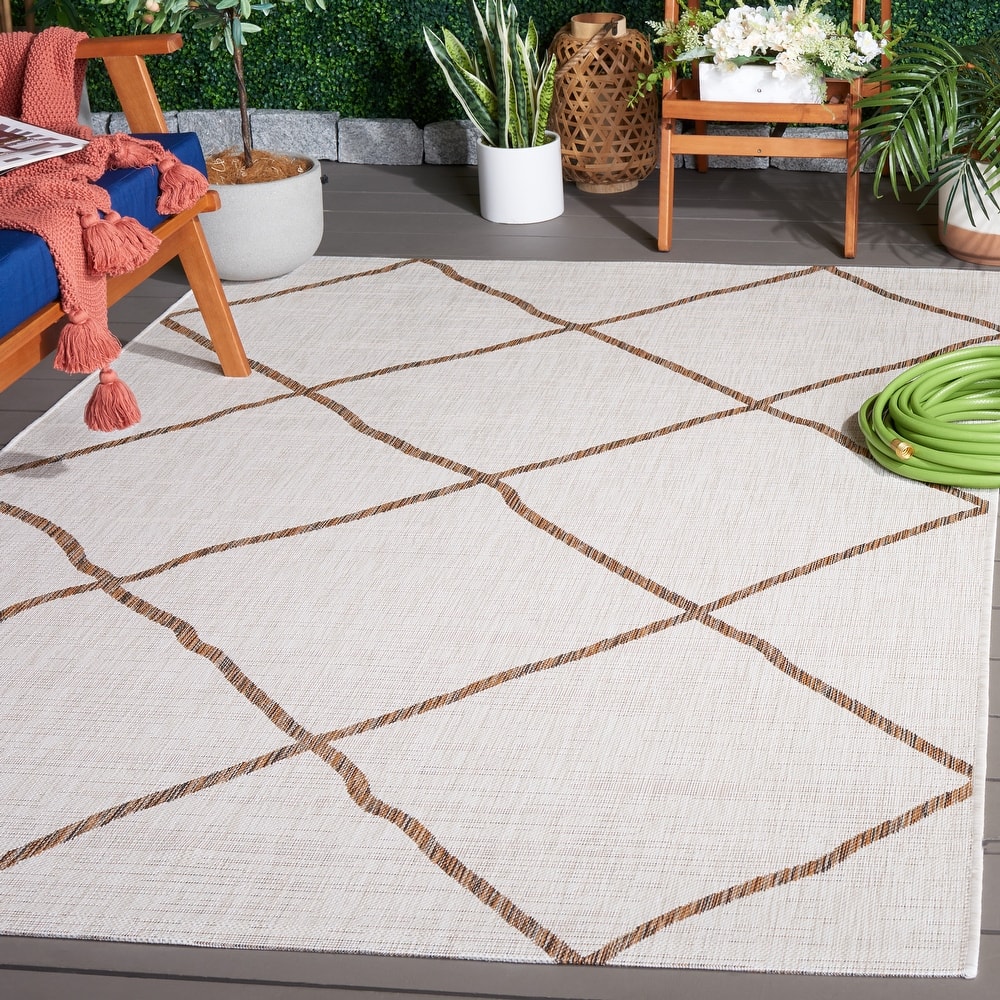 SAFAVIEH Courtyard Alayne Transitional Indoor/Outdoor Rug