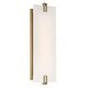 preview thumbnail 1 of 6, Minka Lavery 921-L Aizen 19" Tall LED Wall Sconce with Faux Alabaster