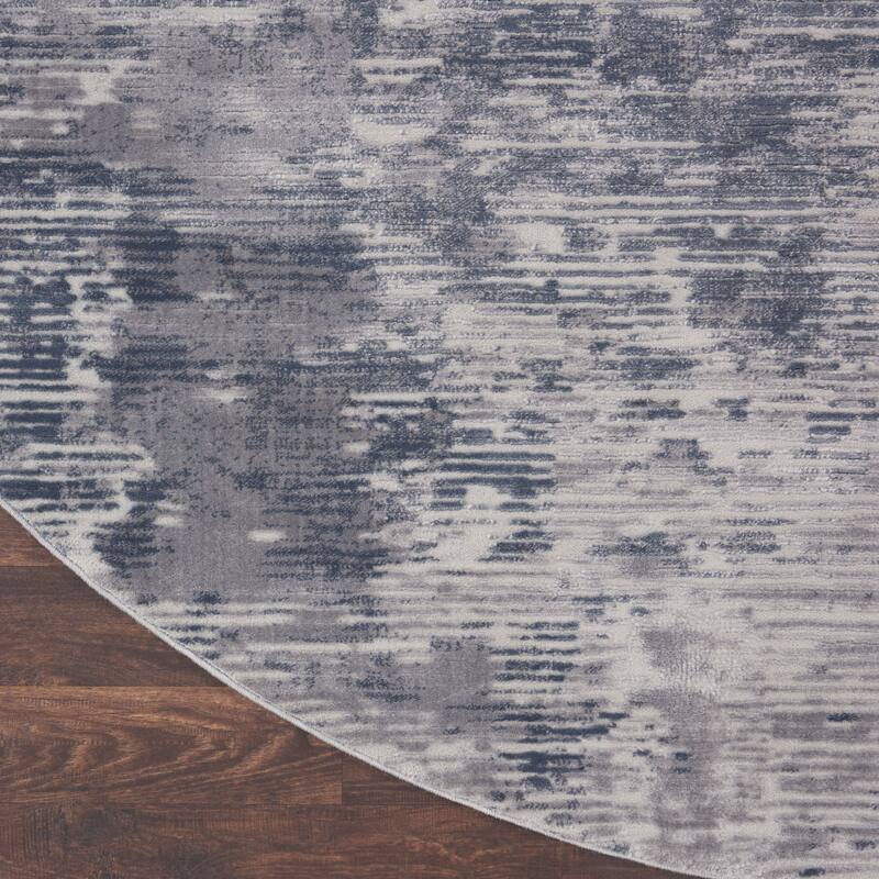 Rustic Textures Modern Transitional Abstract Area Rug