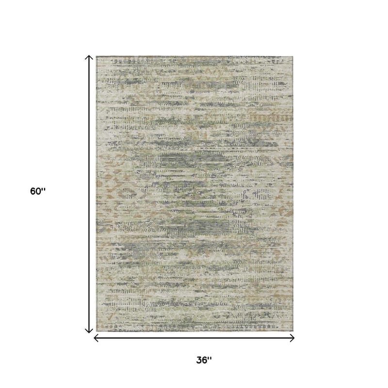 HomeRoots Moroccan Transitional Rectangle Outdoor Rug