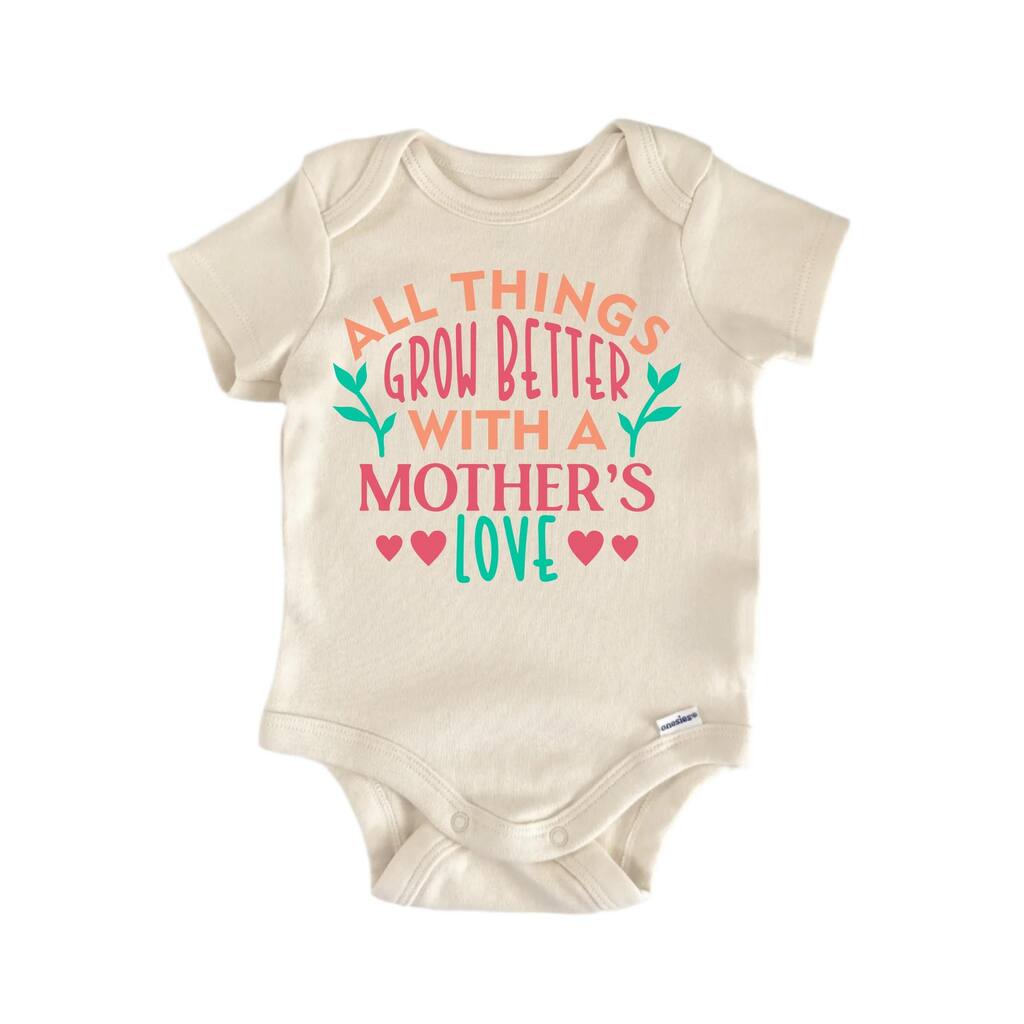 Grow Better Moms Mother's Day - Baby Boy Girl Clothes Infant Bodysuit Funny Cute