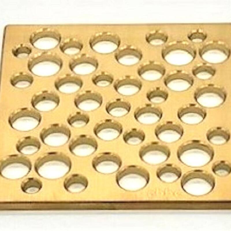 Ebbe America E4812-BG BUBBLES - Brushed Gold - Unique Drain Cover