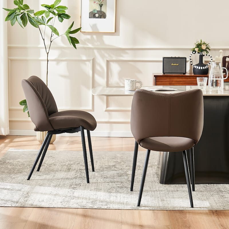 Modern Dining Kitchen Chairs Set of 2 Loads up to 300lbs