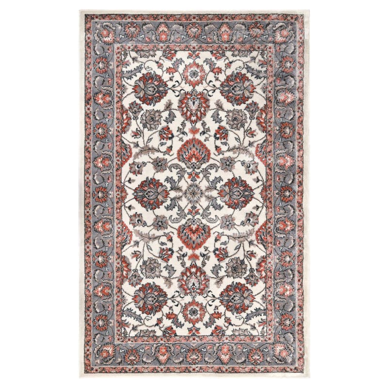 Superior Lille Classic Floral Medallion Indoor Runner or Area Rug
