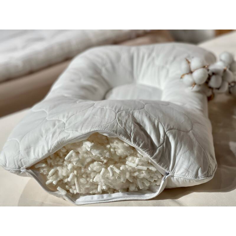 myTraining pillow, the ultimate 100% natural and adjustable sleep training pillow