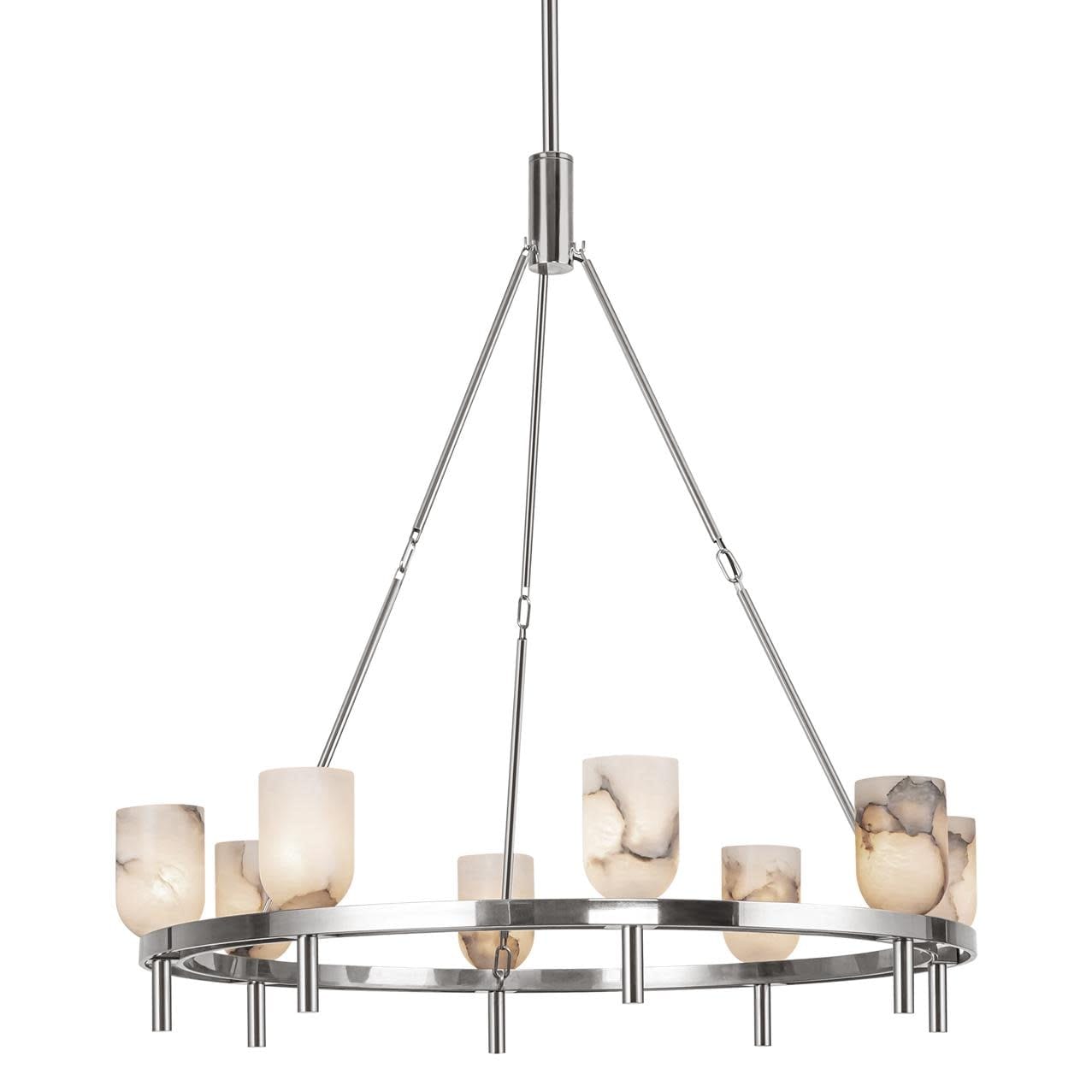 Alora Lighting CH338836 Lucian 8 Light 37" Wide Ring Chandelier