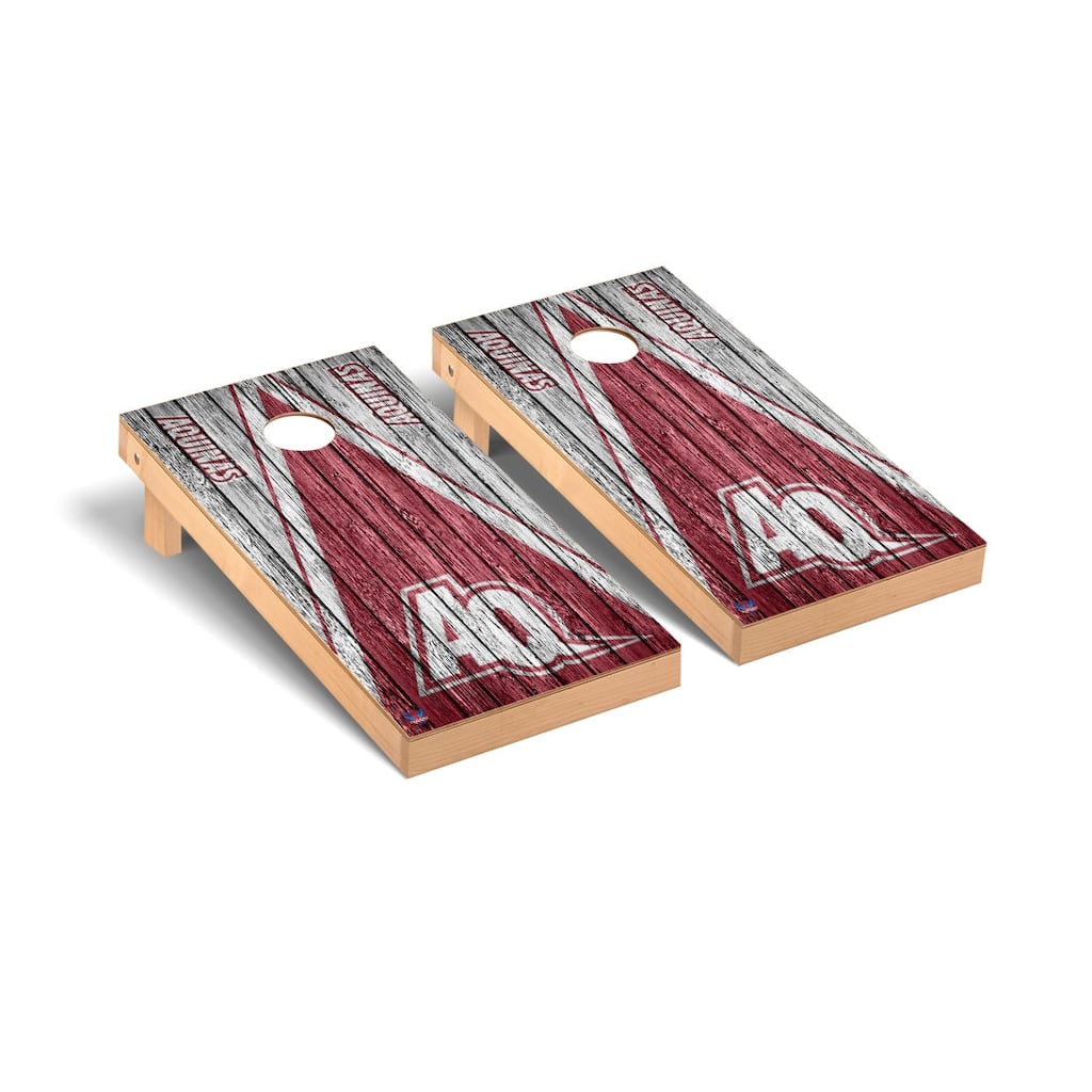 Aquinas Saints Triangle Cornhole Board Set