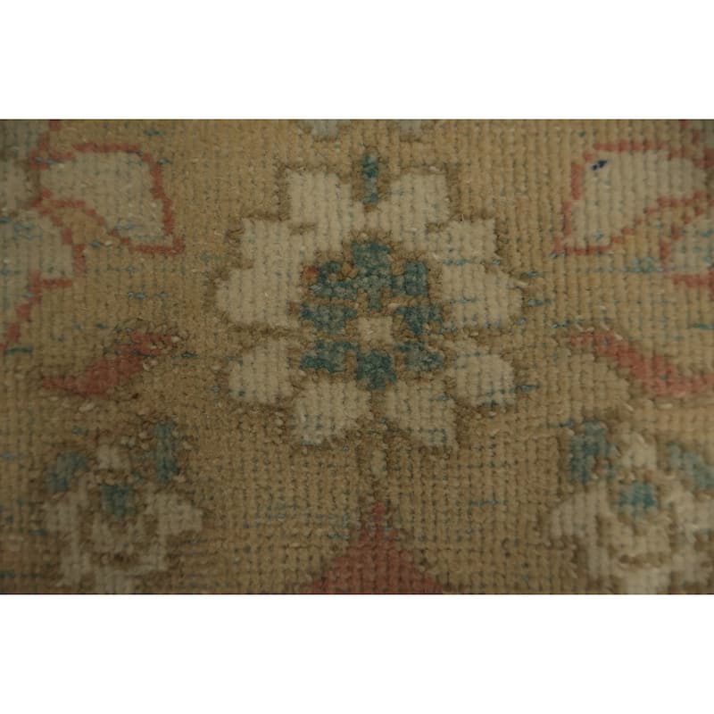 Hand Knotted Oriental 100% Wool Carpet Traditional All-Over Brown Ziegler Area Rug - 3' 7'' X 2' 0''