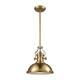 Option Satin Brass, Brass Shade