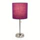 Porch & Den Custer Metal/ Fabric Lamp with Charging Outlet