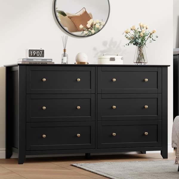 big black dresser for bedroom 6 Drawer Bedroom, 54