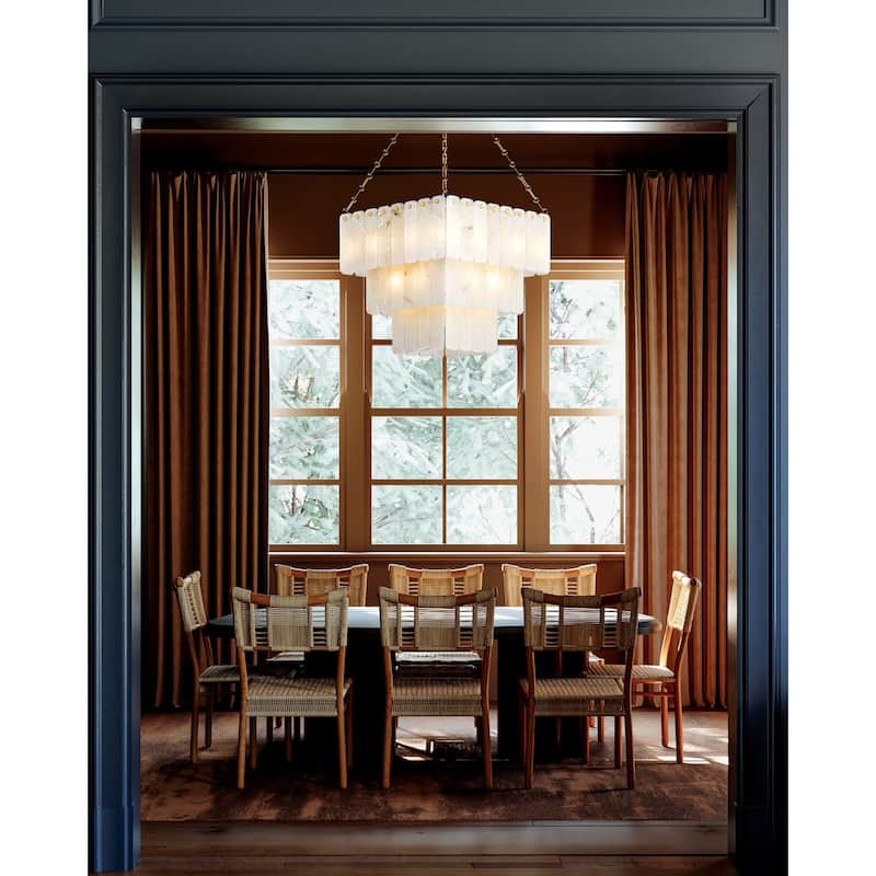 Hudson Valley Lighting 7433 Moissanite 33 Light 26" Wide Waterfall