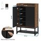 preview thumbnail 3 of 3, Shoe Storage Cabinet with Door for Entryway