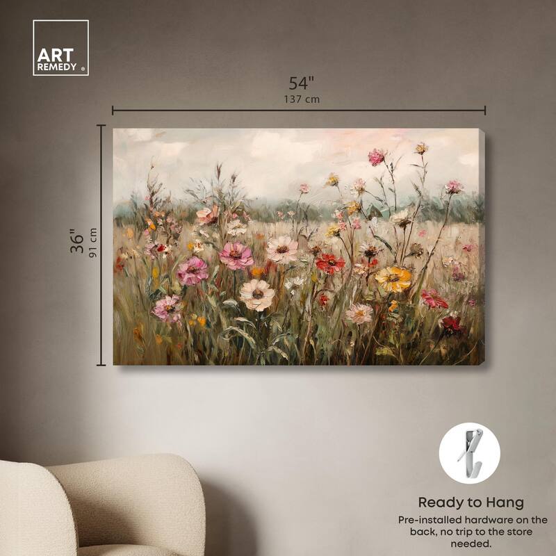 Vintage Blooms I Canvas by Art Remedy, Gallery Wrapped