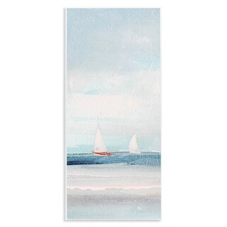 Stupell Sailboat Pair Floating Wall Plaque Art Design By Sally Swatland ...