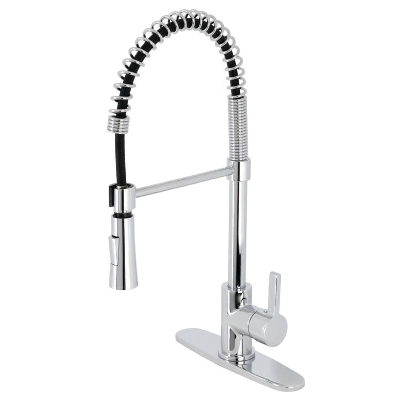 Kingston Brass Continental 1.8 GPM Single Hole Pre-Rinse Kitchen - Polished Chrome