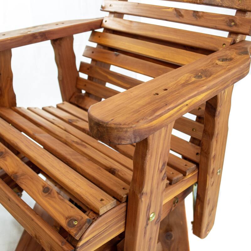 American Furniture Classic Slat Back Swivel Chair