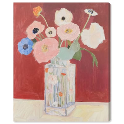 Anemones in a Vase I Canvas by Art Remedy, Gallery Wrapped