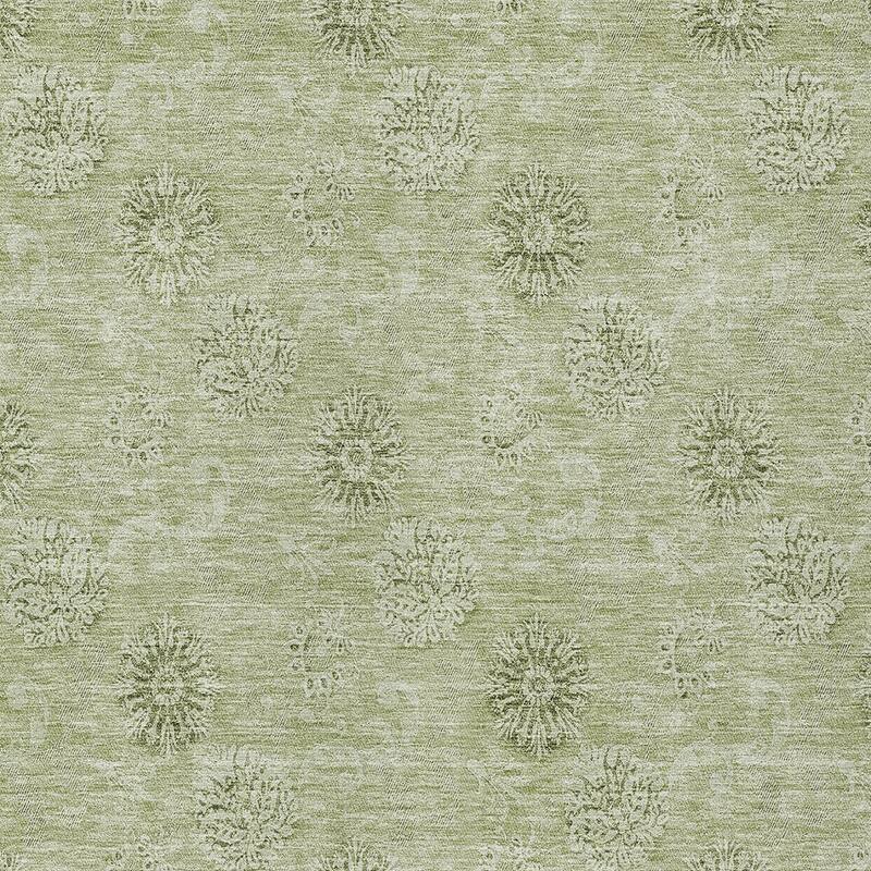 HomeRoots Floral Transitional Rectangle Outdoor Rug