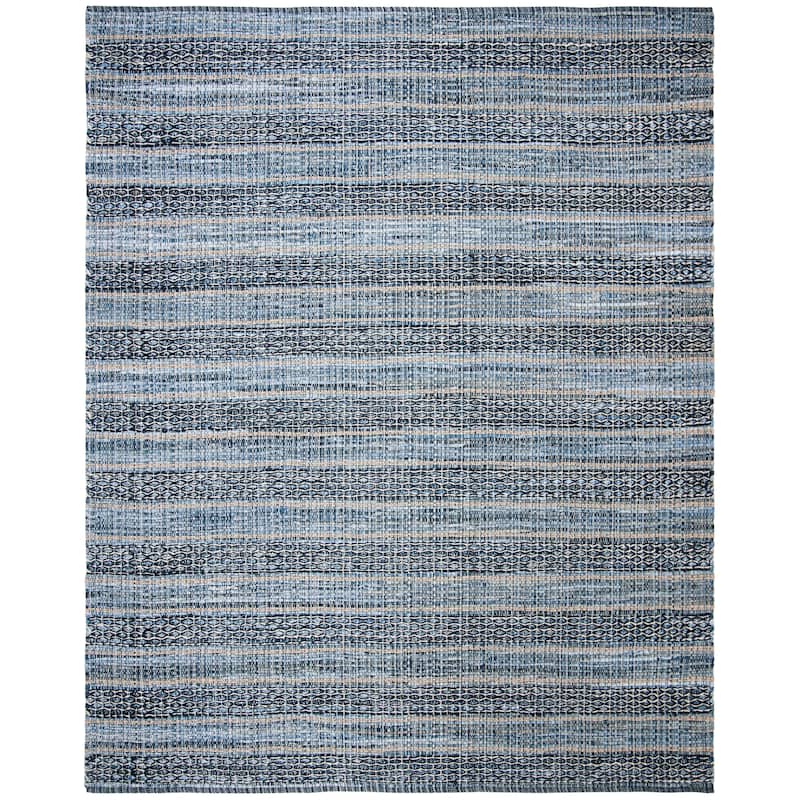 SAFAVIEH Handmade Montauk Mileva Casual Geometric Cotton Rug
