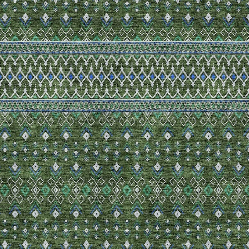 HomeRoots Tribal Transitional Rectangle Outdoor Rug