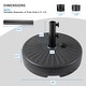 preview thumbnail 91 of 101, Autlaycil 7.5FT Solar Patio Umbrella with Base and Tilt,Crank