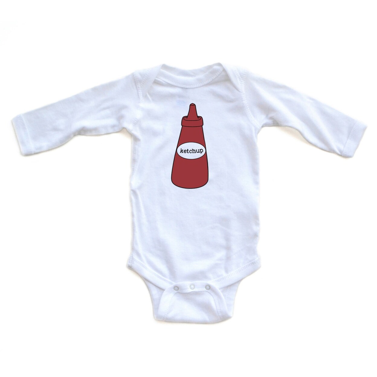 ketchup and mustard onesies