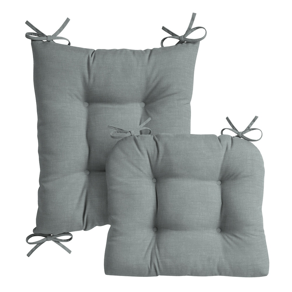 ARDEN Plush Indoor/Outdoor Rocking Chair Cushion Set