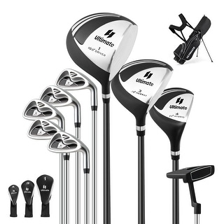 Men's Complete Golf Clubs Package Set 10 Pieces Includes Alloy Driver - See Details