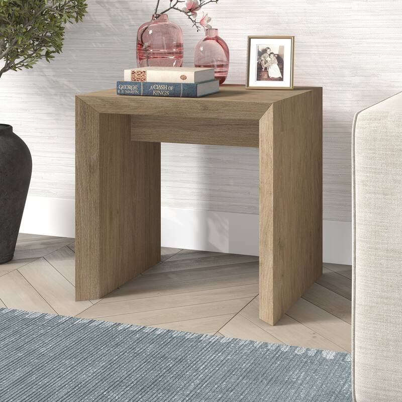 Oswin 22" Wide Rectangular Side Table - 22" Wide