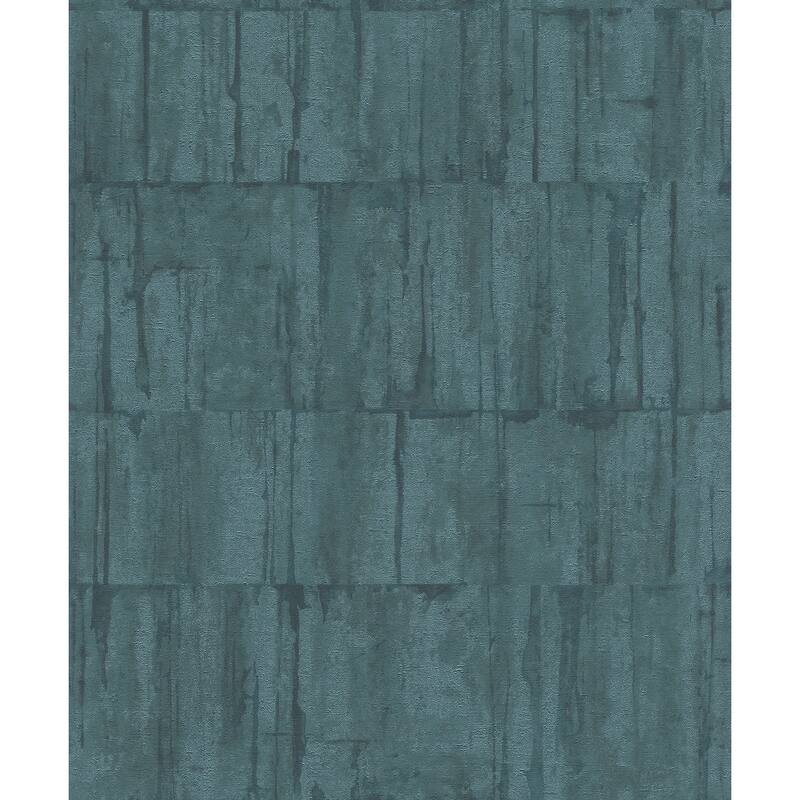 Advantage Buck Teal Horizontal Wallpaper - 20.9 x 396 x 0.025