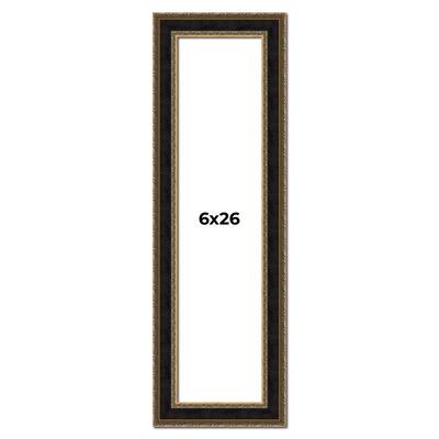 6x26 Frame Gold Antique Vintage Sold Wood Picture Frame | 1.75 Inch