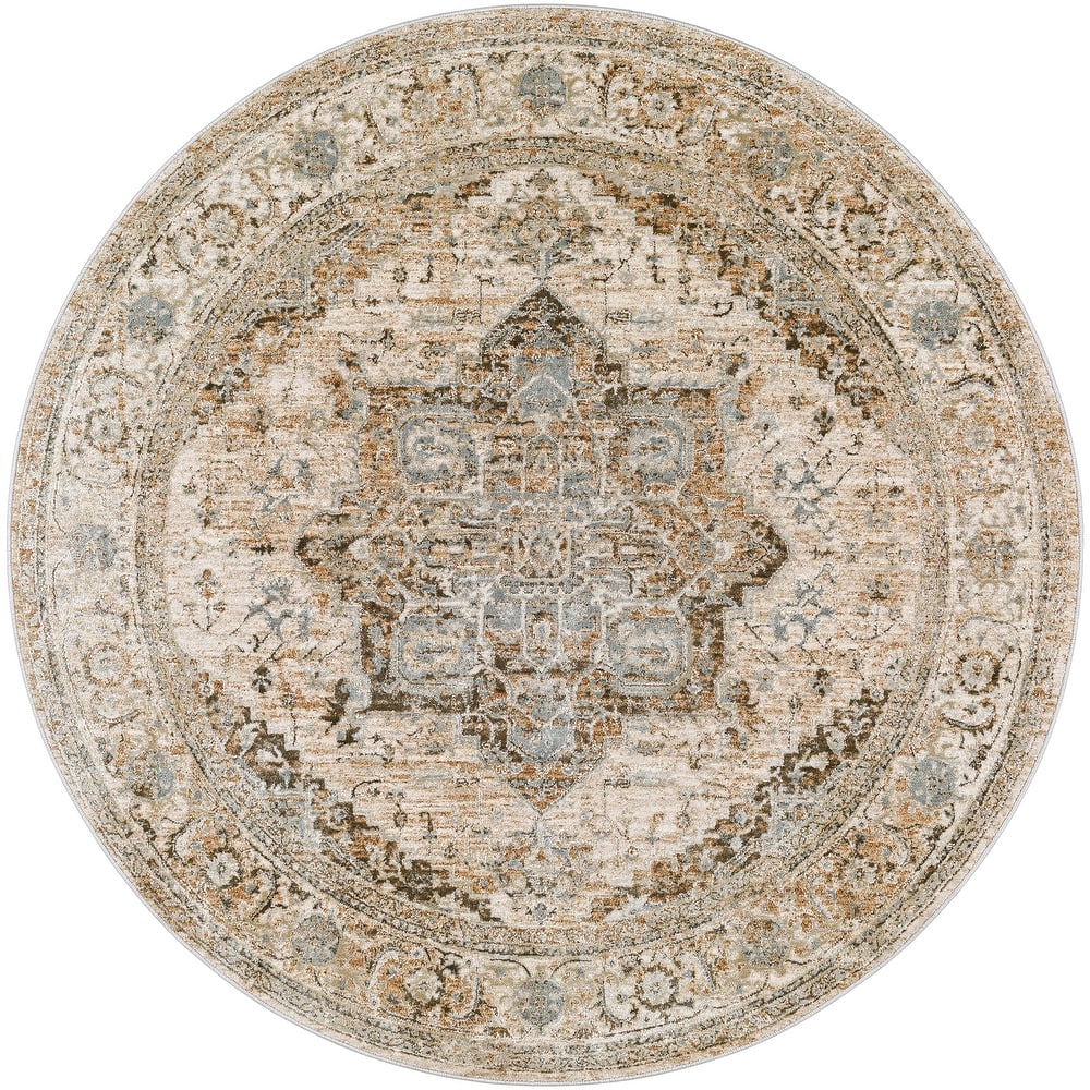 Livabliss Traditional Brunswick Medallion Area Rug