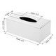 preview thumbnail 9 of 8, 9.4x4.7x3.7" Tissue Box Cover, Leather Waterproof Napkin Dispenser