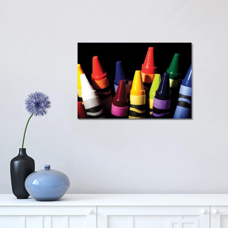 iCanvas "Crayons" by Dana Brett Munach Canvas Print - 12x18x1.5