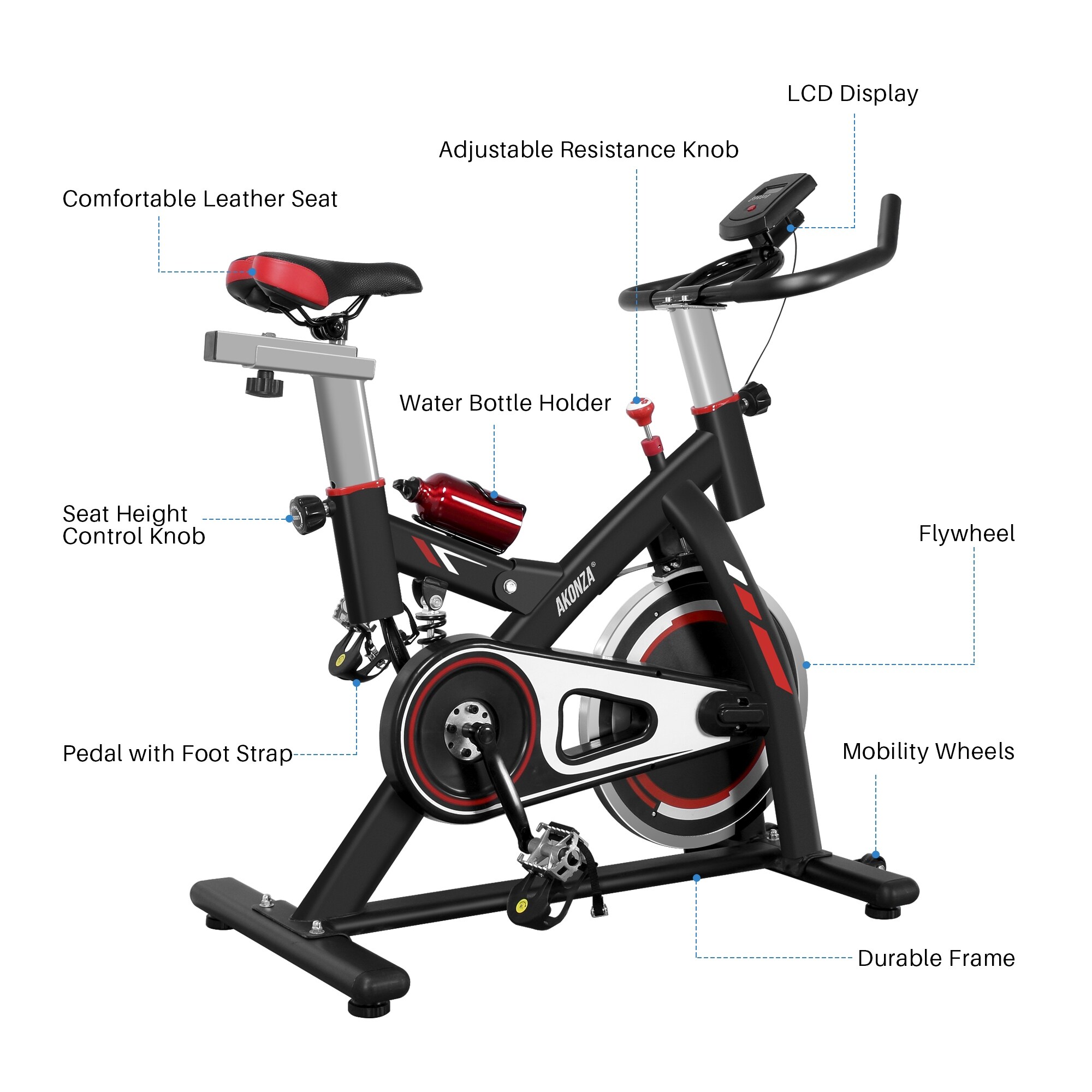 Akonza indoor cheap cycle fitness bicycle