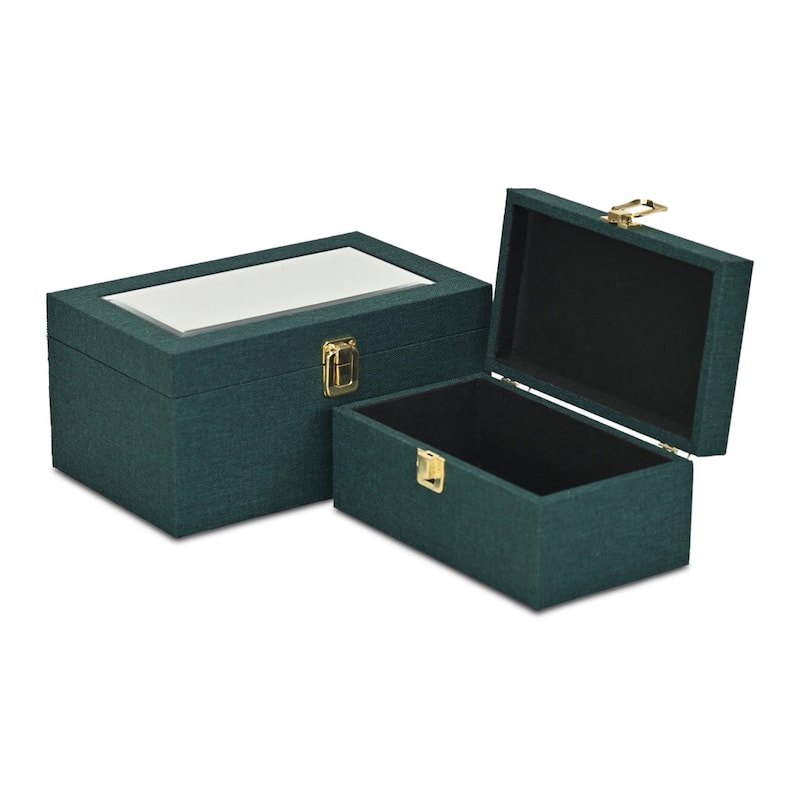 Canter Isle Linen Decorative Box Set