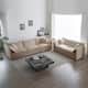 Option Beige 3-Seater Sofa+2-Seater Sofa