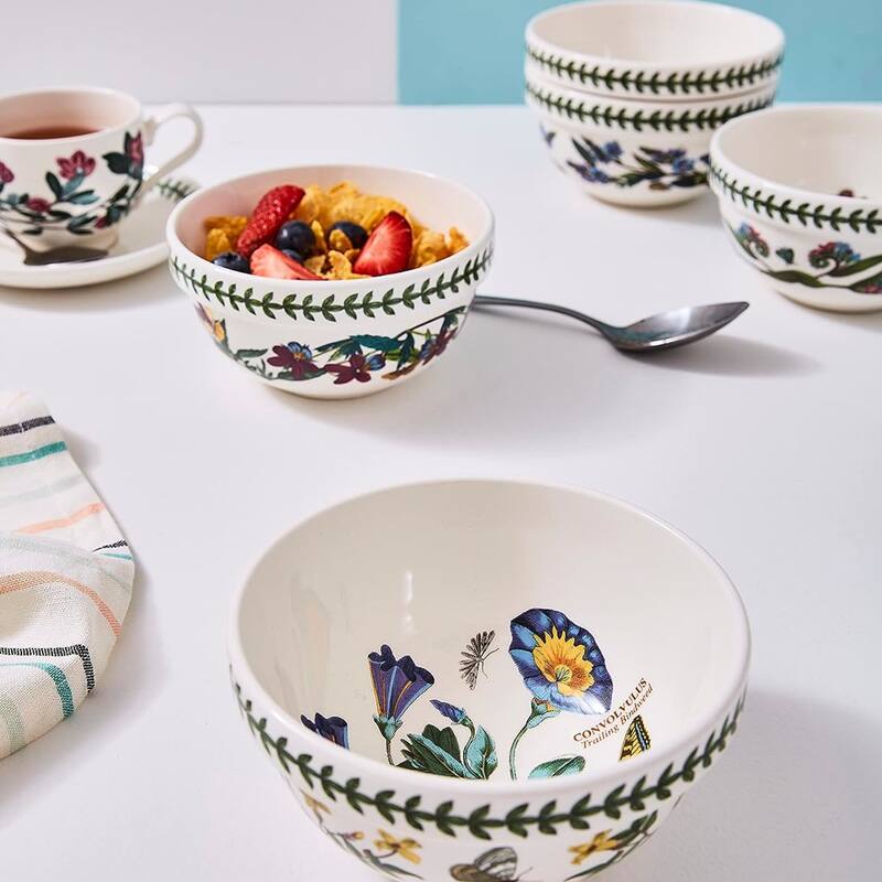 Portmeirion Set of 6 Botanic Garden Stacking Bowls - 5.5 inch