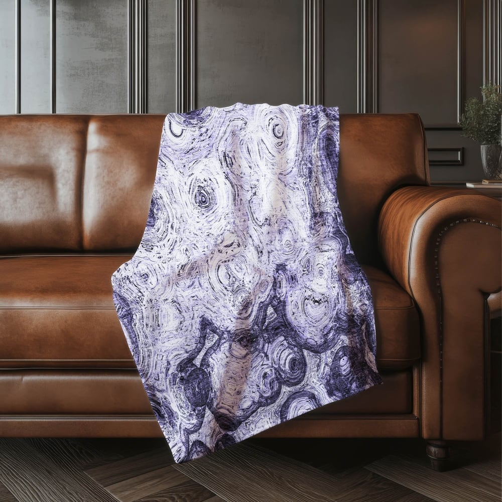 Premium Machine Washable Casual Contemporary Sherpa Throw Blanket