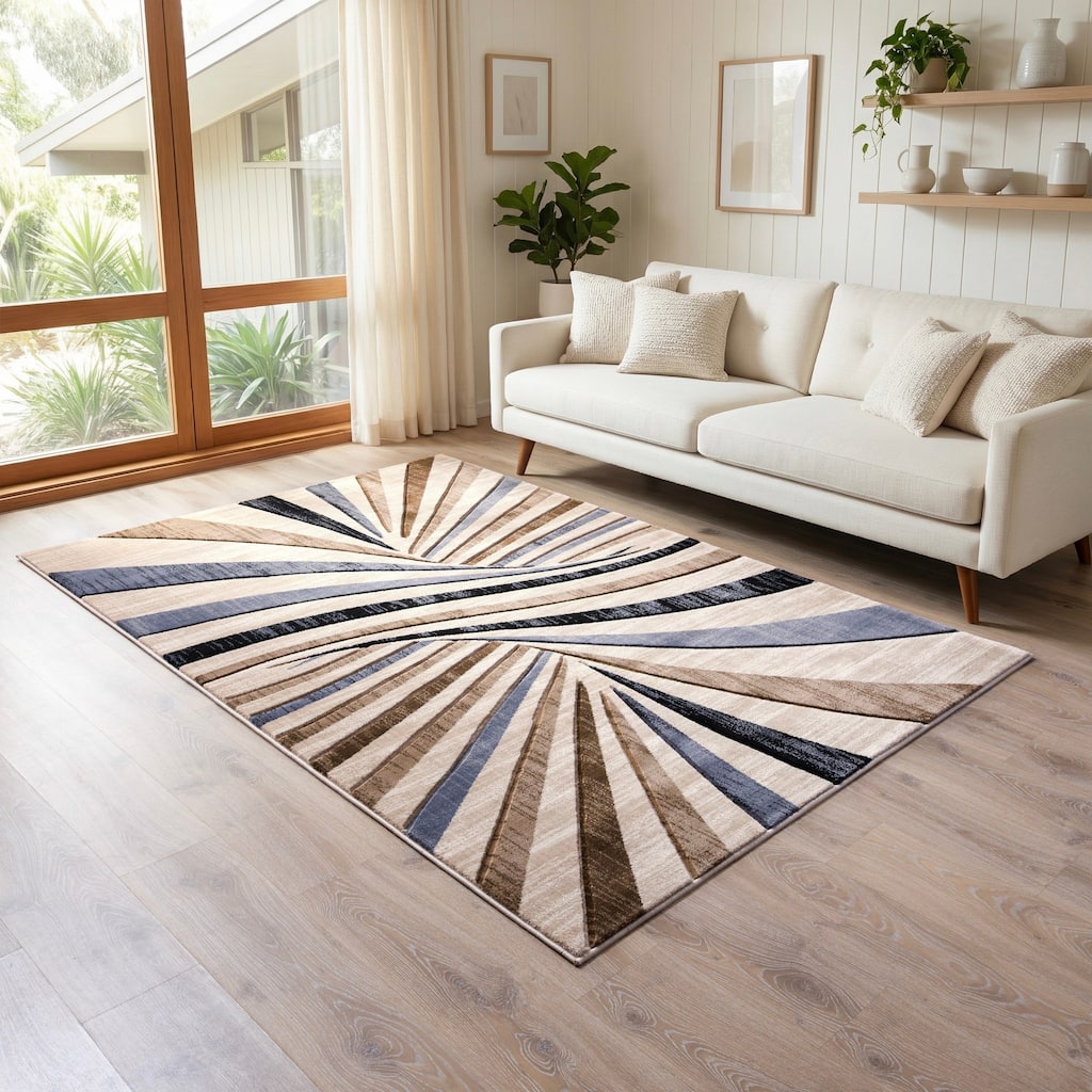 MDA Rugs Alexia Collection Geometric Modern & Contemporary Area Rug