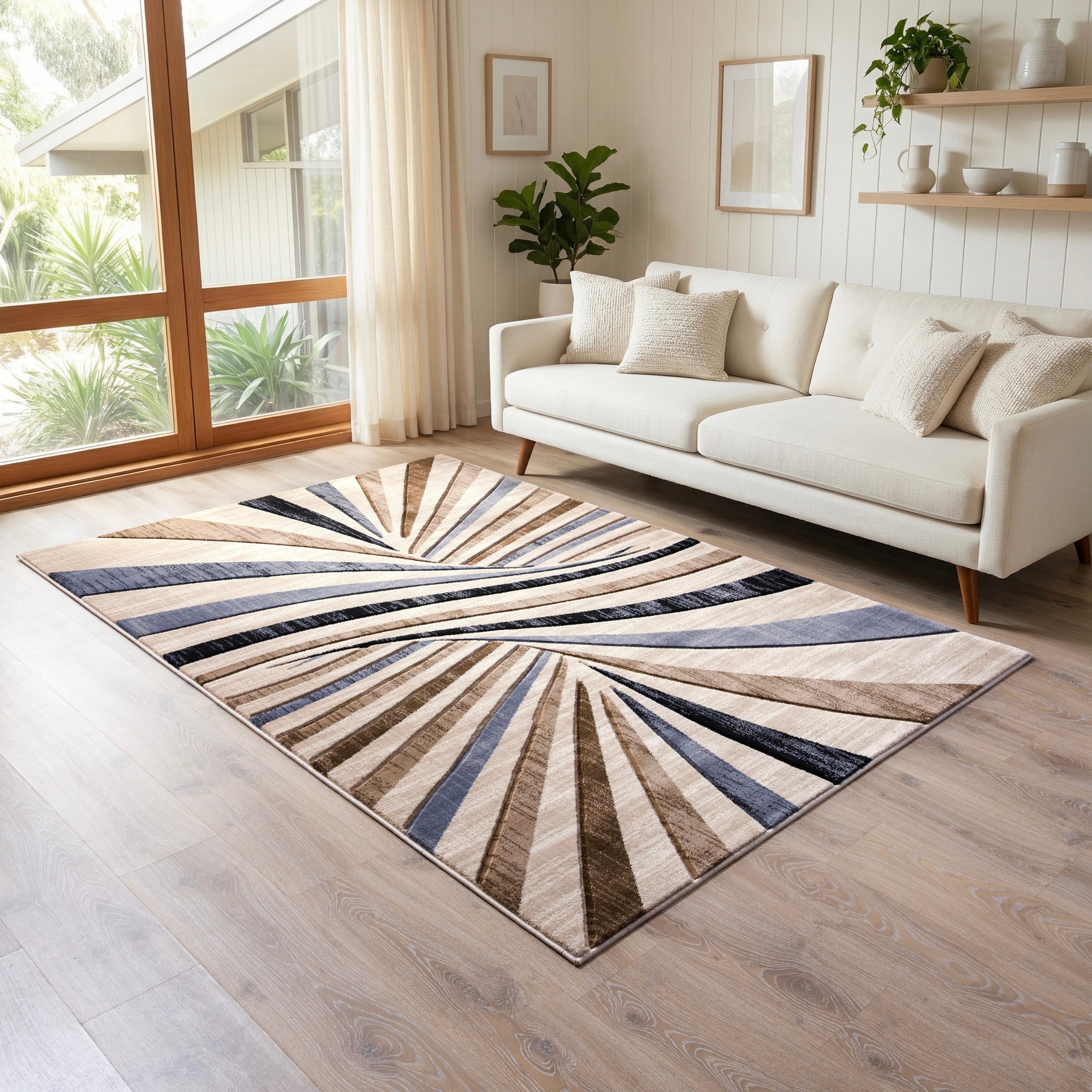 MDA Rugs Alexia Collection Geometric Modern & Contemporary Area Rug