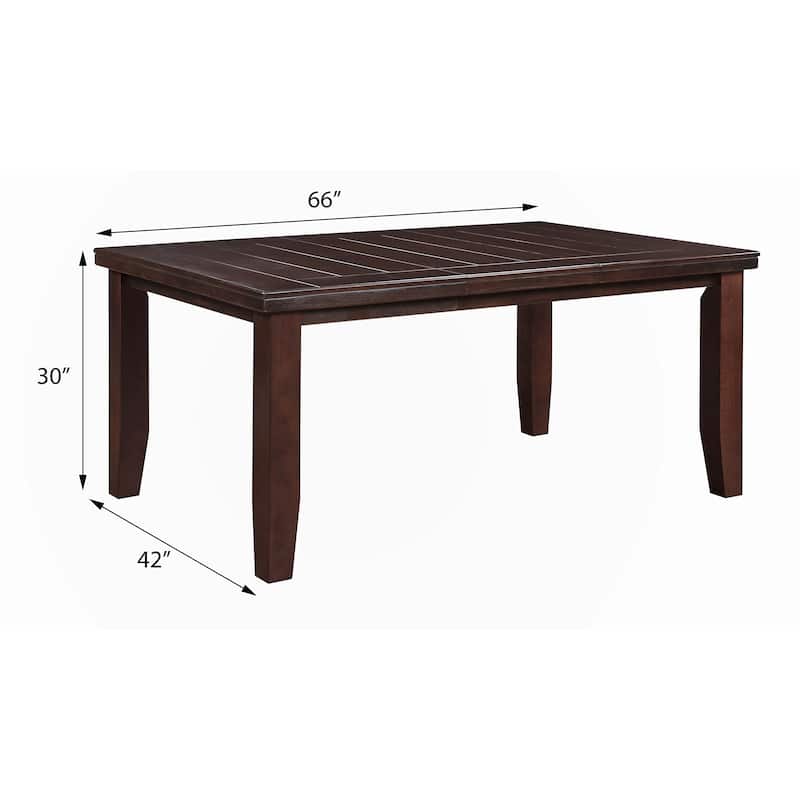 Cherry Dining Table with Tapered Leg