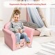 preview thumbnail 3 of 8, Gymax Kids Mermaid Sofa Children Armrest Couch Upholstered Chair - See Details